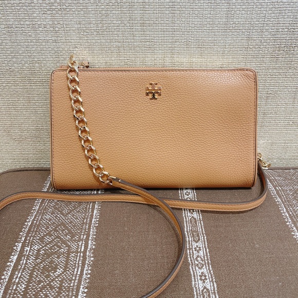 Tory burch Carter Slim Crossbody- Tan - Picture 2 of 9